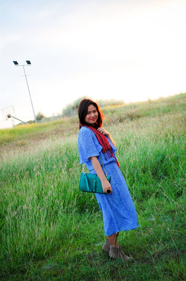 Blue Red Green and Taupe, denise katipunera, Pinay fashion blogger, mommy fashion, fashion on a budget