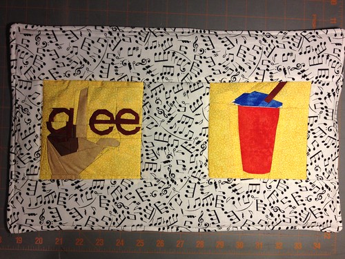 Finished Glee placemat