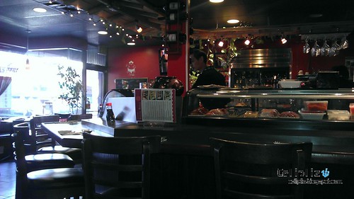 Interior of Oishii Sushi