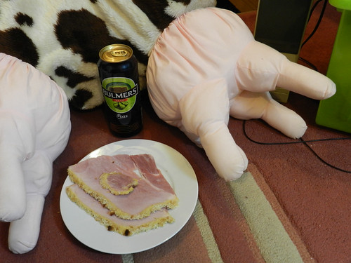 Snack time - ham and cider