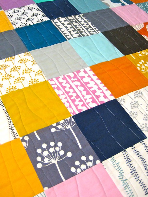 I love "organic" wave quilting!