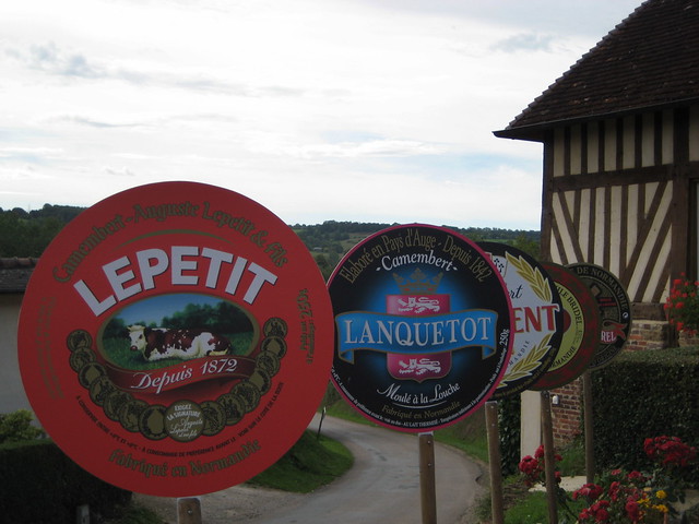 Queso Camembert. Regiones de Francia
