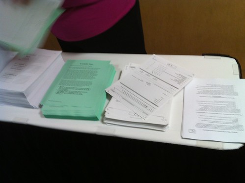 Papers handouts distributed today at #OCIC12