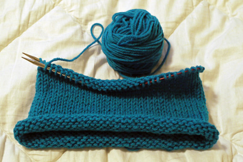 Knitting a Hat 