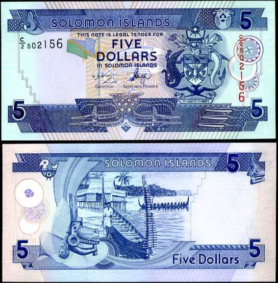 5 Dolárov Šalamúnove ostrovy 2006, Pick 26