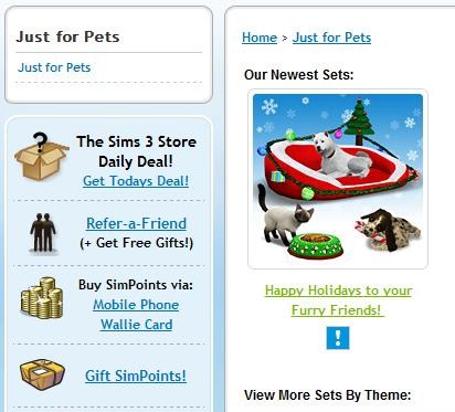 Pets Section