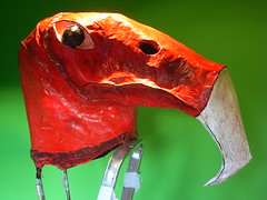 Pantomime costume making - vulture costume head