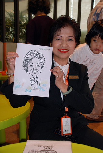 caricature live sketching for Foresque Residences Roadshow - Day 2 - 23