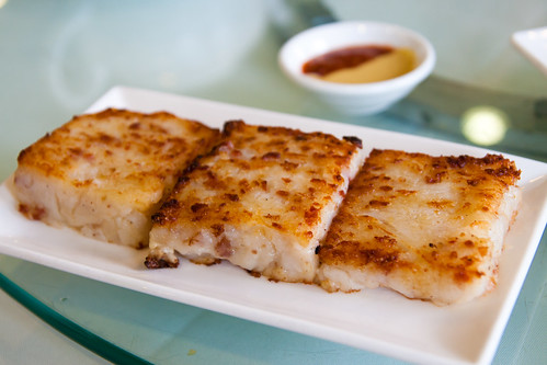 Pan Fried Turnip Cake with Preserved Meat at Regal 16 Chinese Restaurant