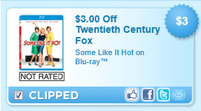 Some Like It Hot On Blu-ray Coupon