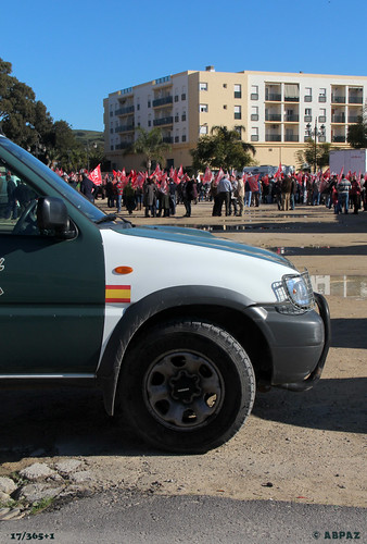 Manifestación trabajadores Los Barrios by Bakalito (Antonio Benítez Paz)