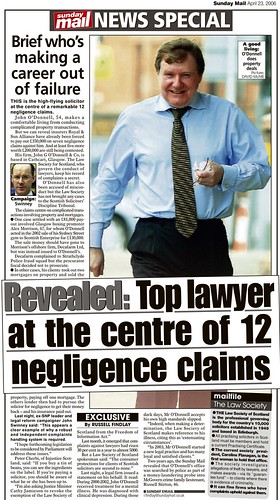 Top lawyer at centre of 12 negligence claims