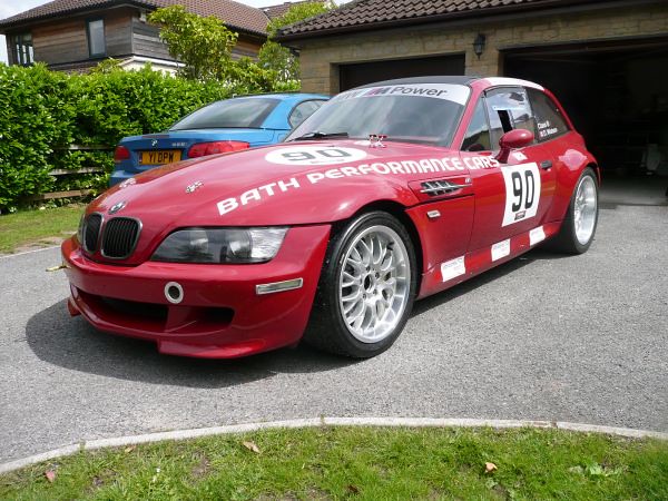 1998 M Coupe | Imola Red | Imola/Black | Race Car | Track