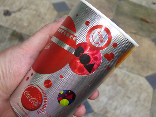 2012 silver 600 ml cups Summer-Music Coca-Cola promo Rio de Janeiro - det 2 by roitberg