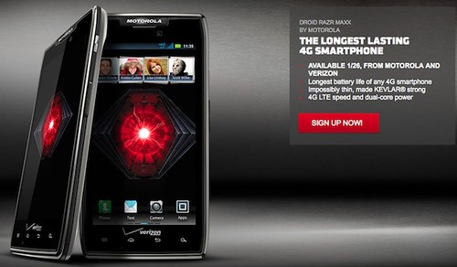 Motorola Droid RAZR Maxx Verizon