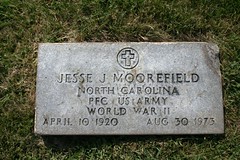 Jesse James Moorefield Gravestone