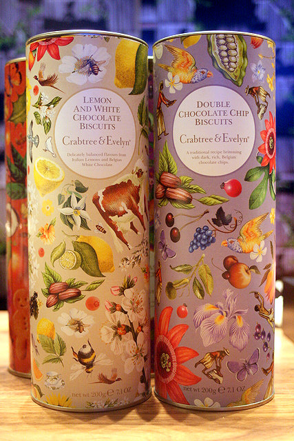 The chocolate biscuits from Crabtree & Evelyn