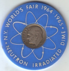 Berger's Irradiated Dime - Obverse
