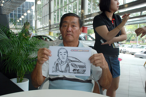 Caricature live sketching for Tan Chong Nissan Almera Soft Launch - Day 1 - 22