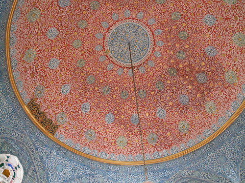 And another ceiling in the Topkapi Palace Museum