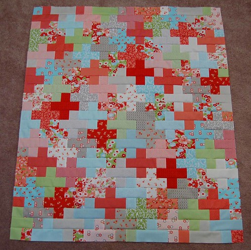 Ruby quilt top
