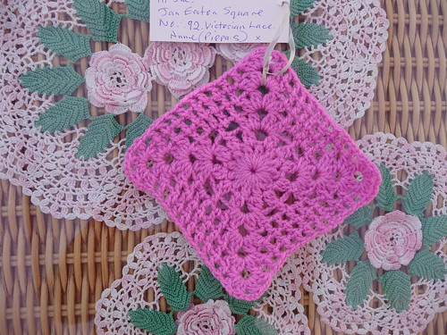 Square for our 'Jan Eaton' Challenge Block No. 92 'Victorian Lace'
