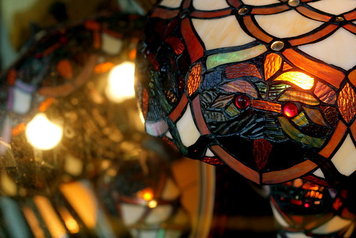 Tuesday: stained glass owl face