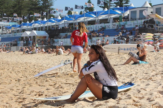 Women Surfers - Australian Open of Surfing  Manly Beach 2012