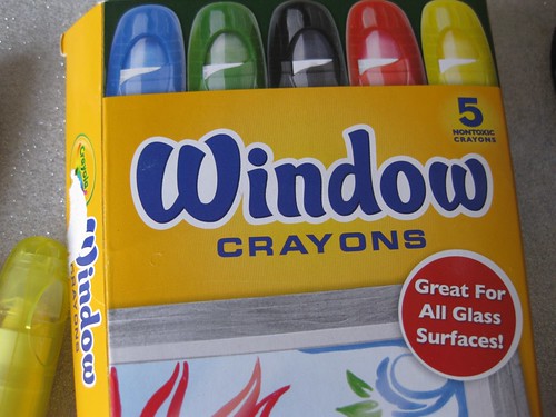 window crayons
