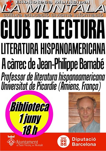 Club de lectura hispanoamericana @ 1 juny 18 h. by bibliotecalamuntala