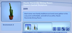 Haute Hacienda Dining Room - Desert Cactus Sculpture
