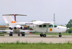 ZZZ) Untitled Cessna T337B N222WK GRO 24/05/1989