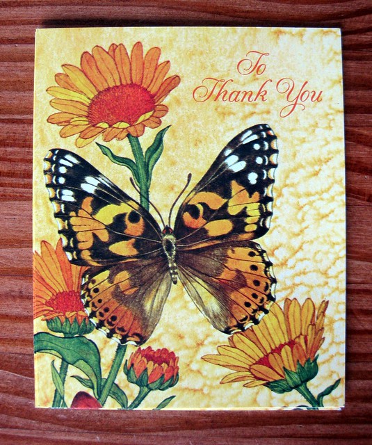 Vintage Current thank-you cards