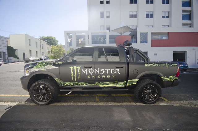 Monster Energy Dodge Ram 2500 RHD Conversion Bree Street Cape Town