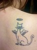 Cathys Cat Tattoo - not a fat cat.