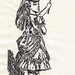 Alice in wonderland- Tenniel inspired- embroidered by Shariub