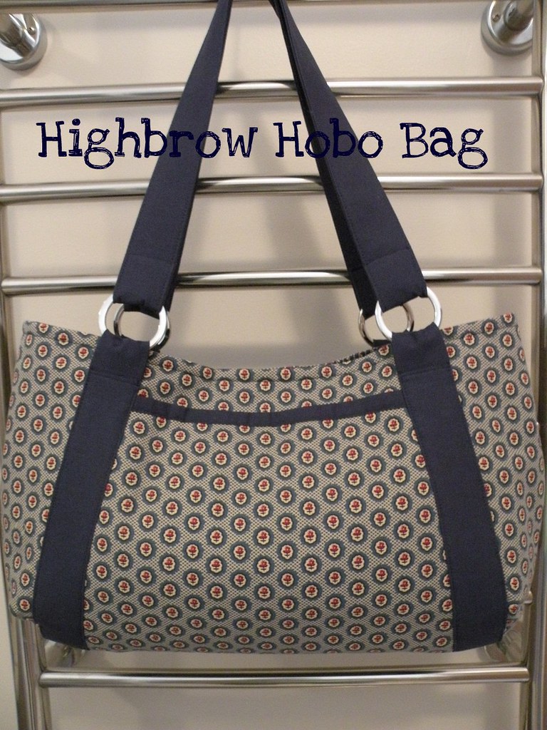 Flash Harry Designs: Highbrow Hobo Bag - new