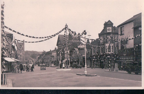   Market Place   during the coronation of Queen Elizabeth II in June 1953.