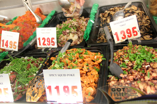 Selection of Different Raw Fish