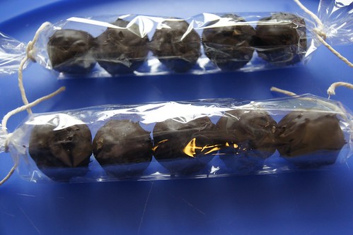 Cookie Dough Truffles - wrapped