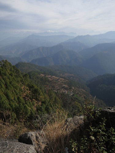Central Himalayan scene in India's northern state of Uttarakhand