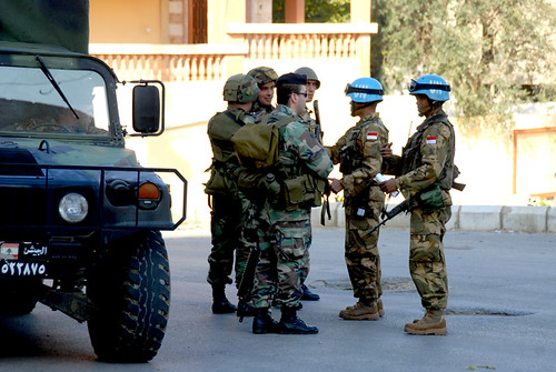 Konga XXIII-F Patroli Besama dengan Tentara Lebanon