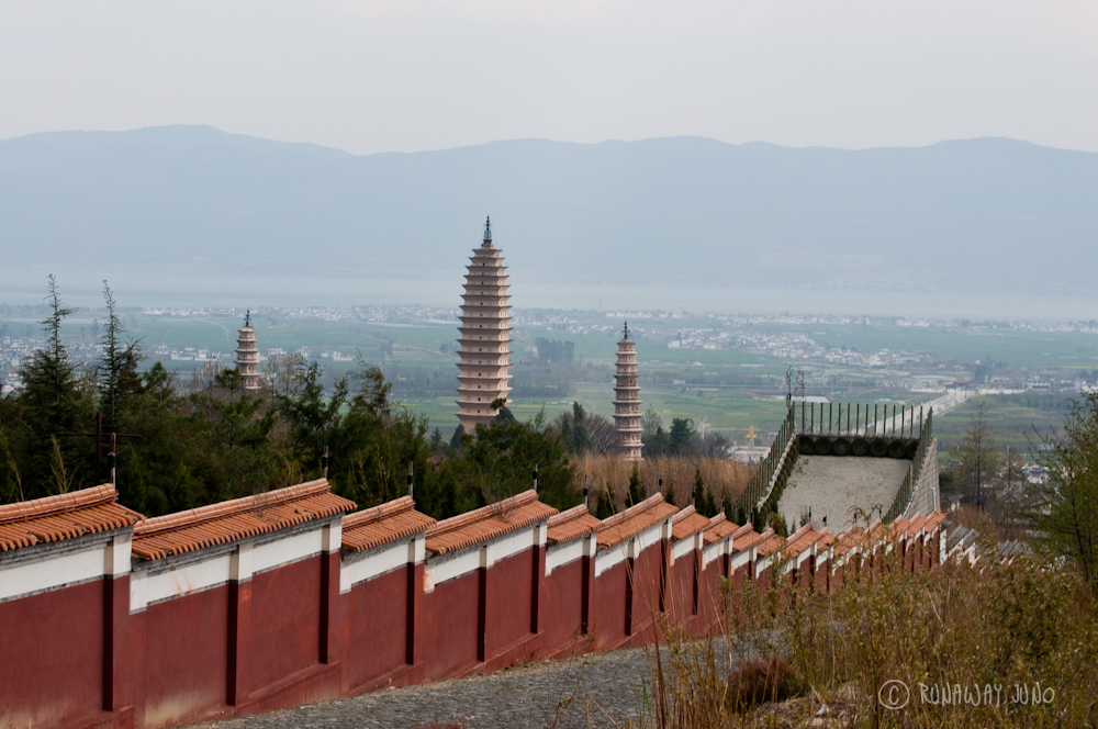 Three pagodas from top