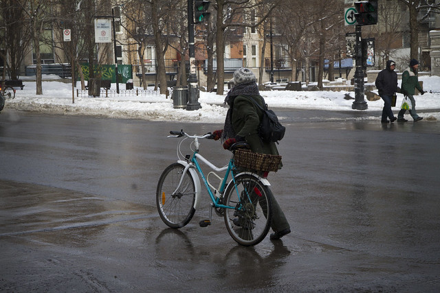 Montreal Winter Cycle Chic