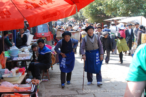 Friday Market in Shaxi Yunnan China