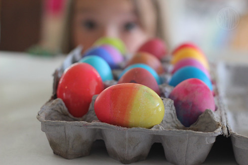 Colored eggs 