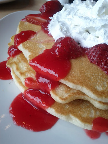 Strawberry Pancakes @ Captain Joe's Grill & Chill