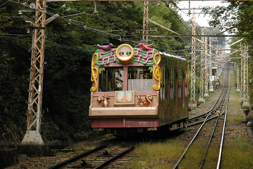 Kintetsu ko15series near Umeyashiki, Ikoma, Nara, Japan /August 9,2008