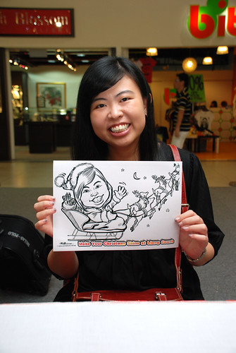 caricature live sketching for "Make Your Christmas Shine at Liang Court" - 5