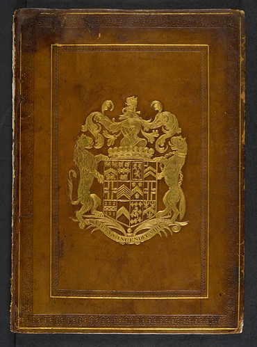 Armorial stamped binding of Michael Scotus: Liber physiognomiae